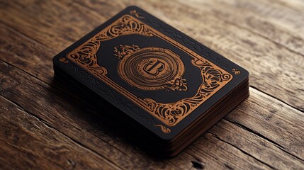 Vintage business card featuring retro typography, warm color tones, and subtle distressed textures. Incorporate elegant ornamental details to evoke a sense of heritage and trust 