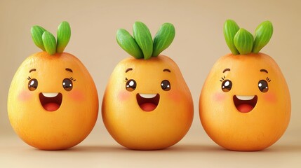 fresh ginger isolated,cartoon illustration style