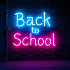 Neon Back to School Glow