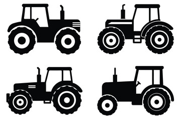 tractor isolated on white background