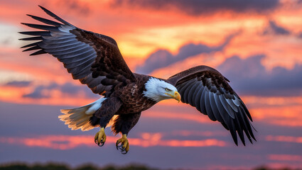eagle in the sky