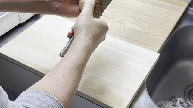 長いも料理を作ります