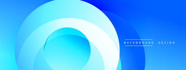 Background design with overlapping circular shapes, featuring smooth gradients and soft lighting effects, creating a dynamic abstract composition