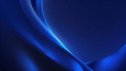Obraz premium Elegant abstract blue wave background with fluid motion and futuristic design. Perfect for tech projects, modern decor, or creative visuals.