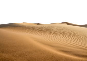 sand dune isolated on transparent background