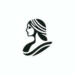 Ancient Greek Lady Logo