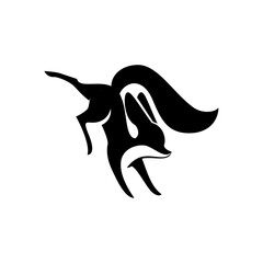 Fennec Fox logo icon design illustration