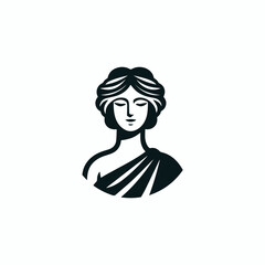 Ancient Greek Lady Logo