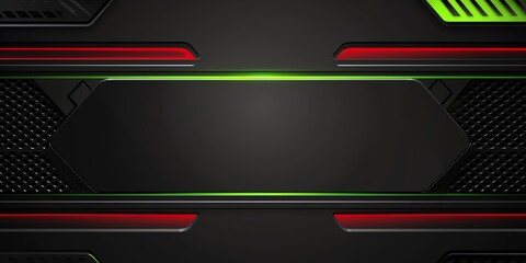 Abstract Metallic Texture with Futuristic Glowing Lights for Technology Backgrounds