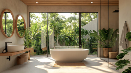 Fototapeta premium modern bathroom 