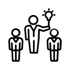 Vector multi color icon for Uncommon thinking