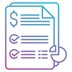 Fototapeta premium business chart icon element for design