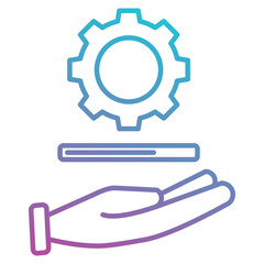 service icon element for design