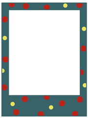 frame with colorful