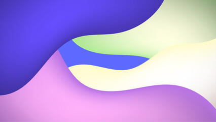 colorful vibrant abstract design features flowing curves vector illustration