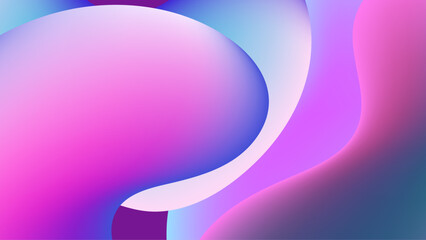 colorful vibrant abstract design featuring smooth curves creating a modern art effect vector illustration