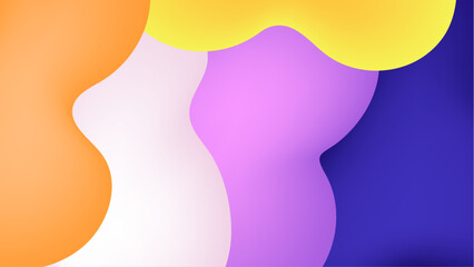 abstract background colorful curves vibrant composition vector illustration