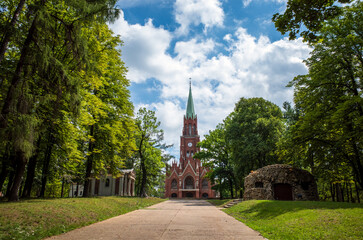 Kalwaria Piekarska. Neo-gothic Church of Resurrection of Christ (kościół Zmartwychwstania...