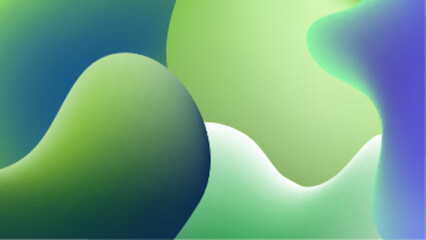 colorful flowing shapes in vibrant hues blend seamlessly creating a captivating abstract design vector illustration