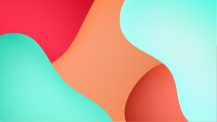 colorful vibrant composition features flowing shapes wave blending seamlessly to create an energetic and modern aesthetic vector illustration