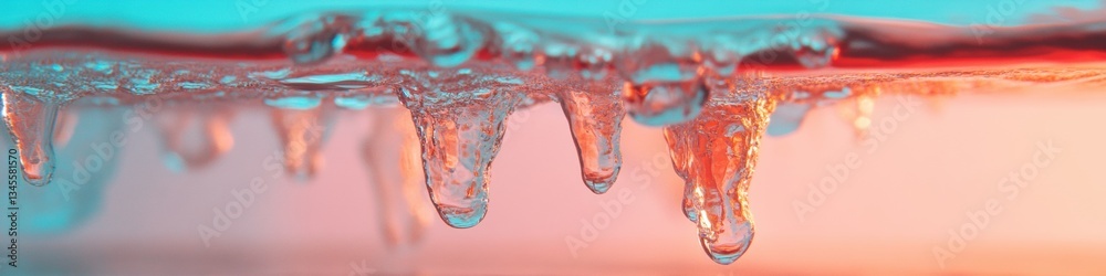 Aufkleber liquid metamorphosis fluid dynamics macro revealing sensory design trends in hydro-aesthetic innovat