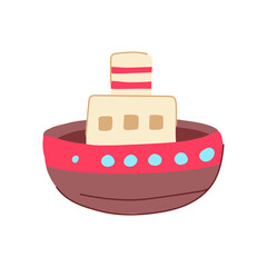 s bath toy cartoon vector illustration