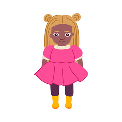 explore doll toy cartoon vector illustration