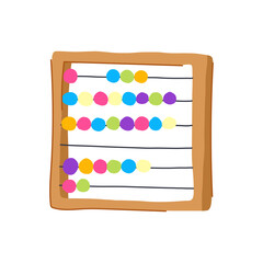 school educational toy cartoon vector illustration