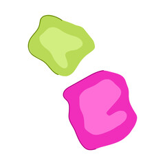 color modeling clay toy cartoon vector illustration