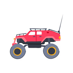 speed rc car toy cartoon vector illustration