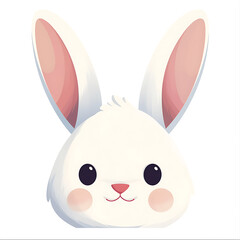 Adorable and Playful Rabbit Engaged in Various Activities, Minimalist and Logo-Style Designs illustrator.