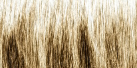 Naklejka premium Close-up of flowing golden hair strands illuminated by soft light, creating a warm ambiance