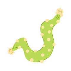 knit scarf kid cartoon vector illustration