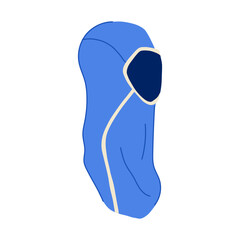 frameless ski mask cartoon vector illustration