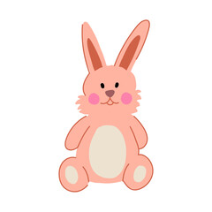 puzzle stuffed animal toy cartoon vector illustration
