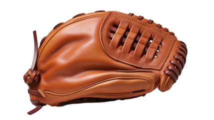 Premium Brown Leather Baseball Glove Sports Equipment