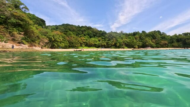 Serene Ocean View at Phuket's Laem Singh Beach