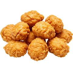 Crispy Chicken Nuggets Food Image on Transparent  background