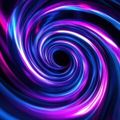Abstract swirling vortex of vibrant neon colors (13)