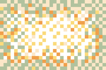 Fototapeta premium Pixel art abstract background with squares