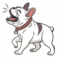French Bulldog Vector Illustration