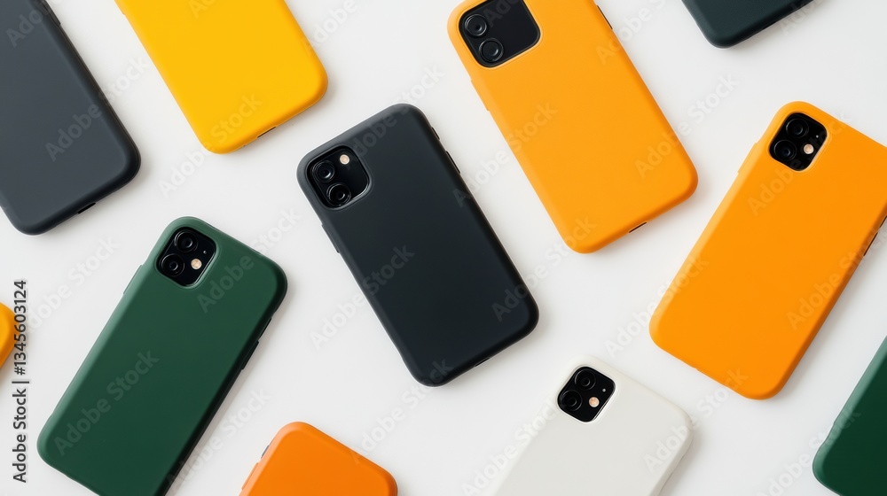 Aufkleber urban tech essentials vibrant smartphone case collection showcasing bold color customization for dig