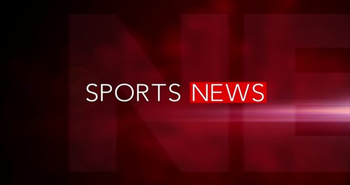 sports news assets with colorful background