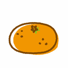 みかんのフルーツイラスト素材