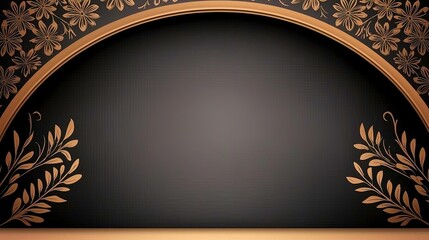 Elegant arched backdrop