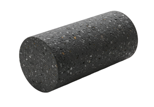 Asphalt Testing Core Sample Icon - Cylindrical Asphalt Core from Road