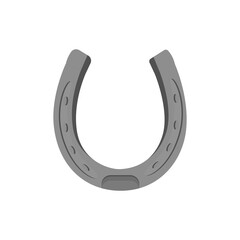 Lucky Horseshoe for Good Fortune and Protection, Traditional Iron Symbol of Luck, Equestrian Equipment for Horse Hooves, Blacksmith Forged Metal Amulet