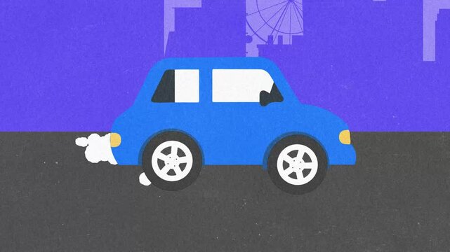 car ilustration vector tire