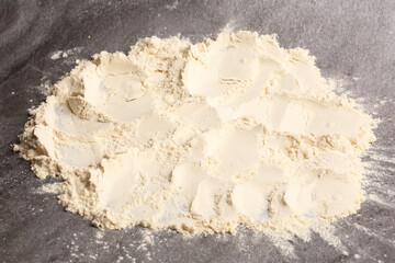 sports protein powder on a light background
