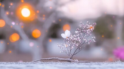 Delicate White Flowers